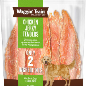 Waggin' Train Limited Ingredient, Grain Free Dog Treat Chicken Jerky Tenders - 18 oz. Pouch