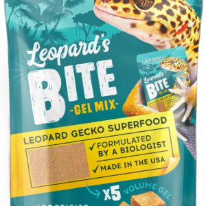 Garger's Leopard Gecko Food 3oz - Complete Gel Diet for Juveniles and Adults, Made in the USA with Premium Ingredients